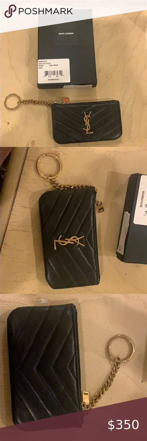 ysl frenchie keychain|ysl coin purse keychain.